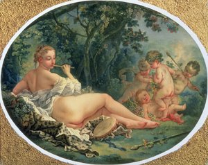 パイプを奏でるマエナード、1735-38